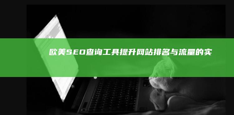 欧美SEO查询工具：提升网站排名与流量的实战指南